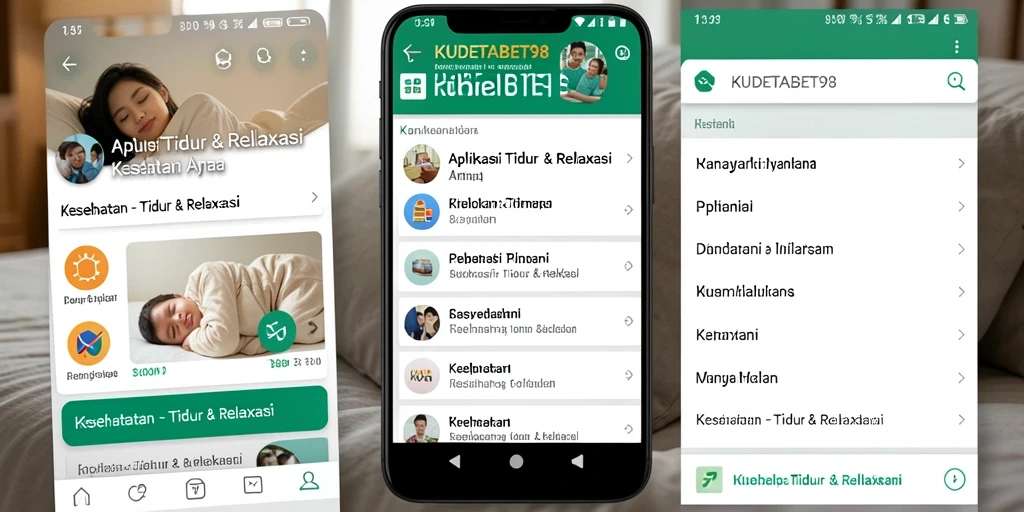 Antarmuka KUDETABET98 yang menenangkan untuk tidur dan relaksasi.