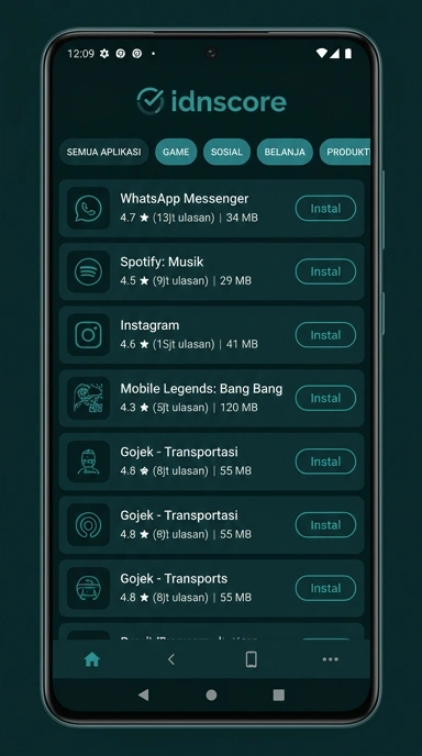 idnscore - Pusat Akses Aplikasi Populer Indonesia