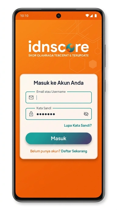 Cara Mudah Masuk Akun idnscore untuk Pengguna Android